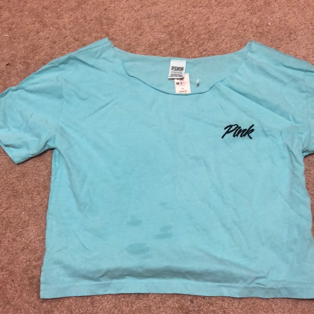 teal PINK shirt